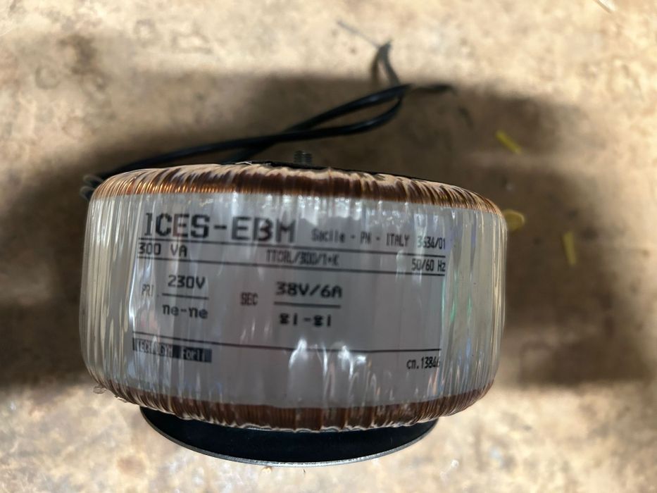 Transformator 220v/38v  300w