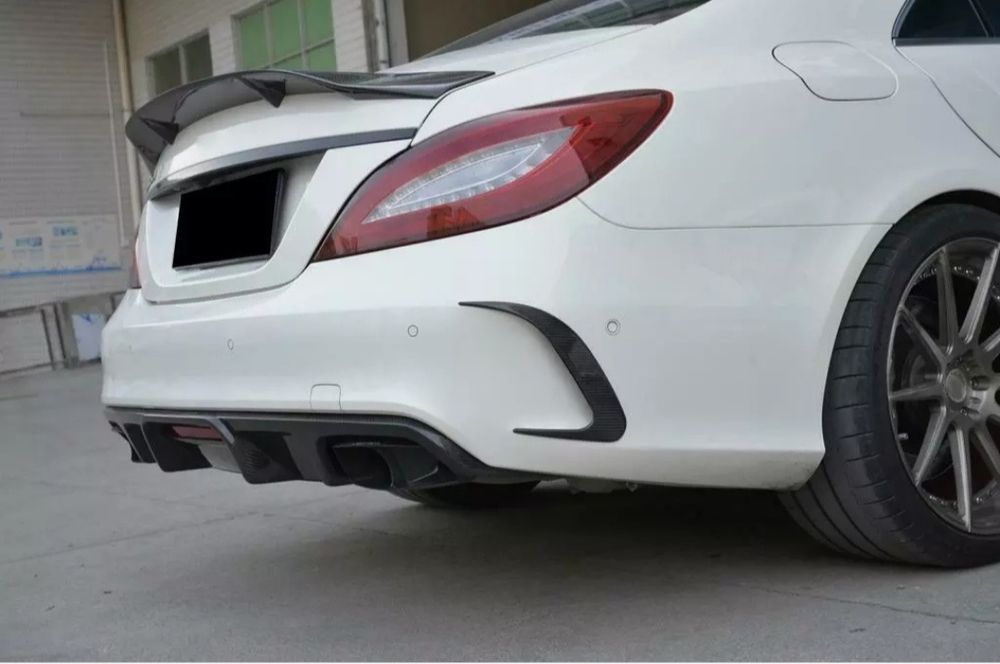 Mercedes CLS W218 AMG Мерцедес дифузьор diffuser GT добавки задна брон