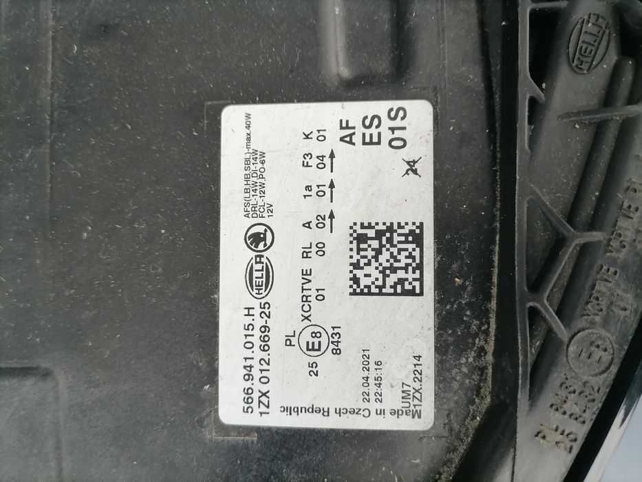 Far stânga Full led Skoda Kodiaq 566 941 015 H