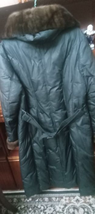 Женский пуховик длинный