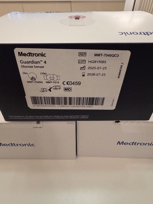 Vand senzori Medtronic Guardian 4 (4 buc sigilați)
