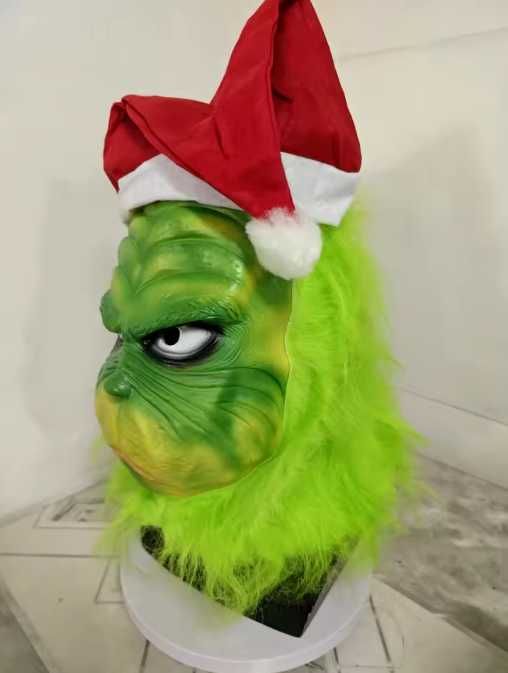 Masca de cauciuc Grinch Verde