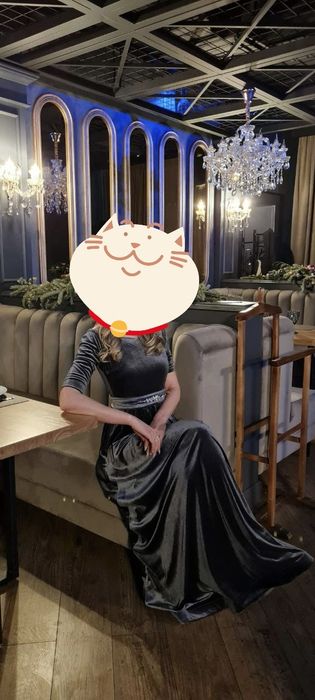 Длинное вечернее платье