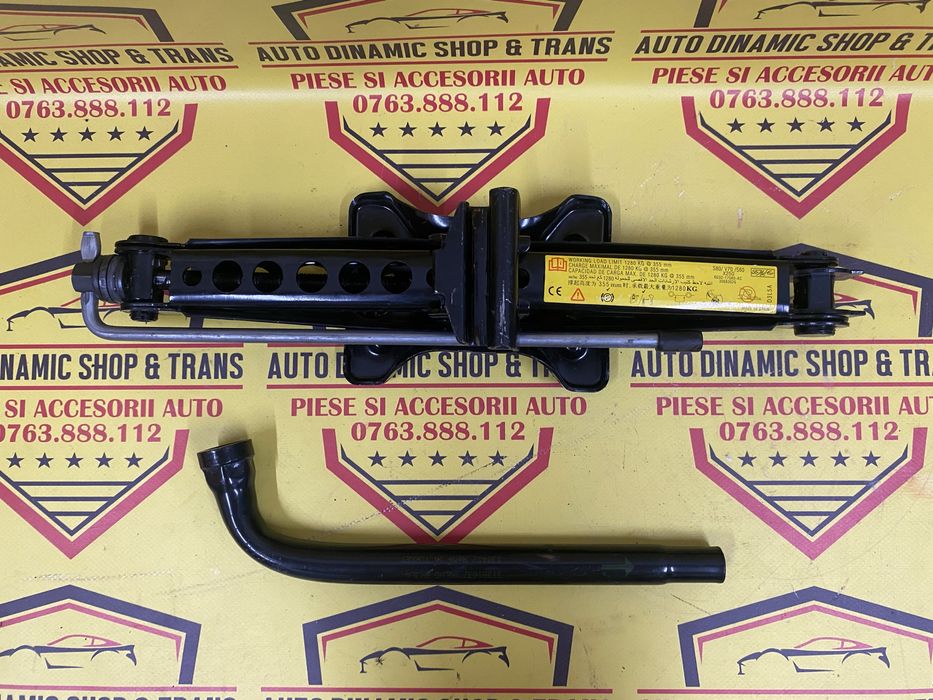 Cric auto OEM Volvo S80 S60 V70 V60 cu cheie roată (manivelă )1280kg