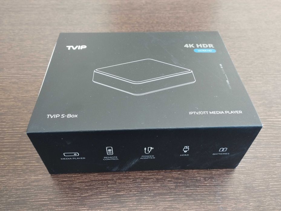 IPTV set-top box, 4K UHD, tvip s-box v.706