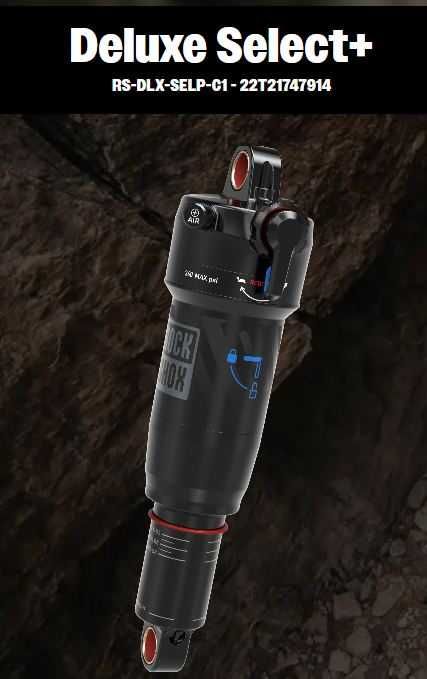 Rockshox Deluxe Select+ Debonair Trunnion 185 x 55