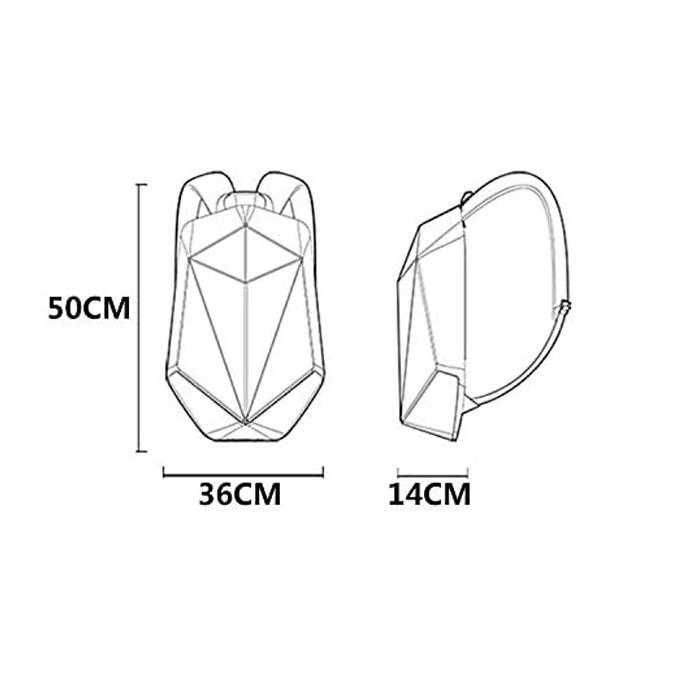 Аеродинамична раница за мотор carbon 2530