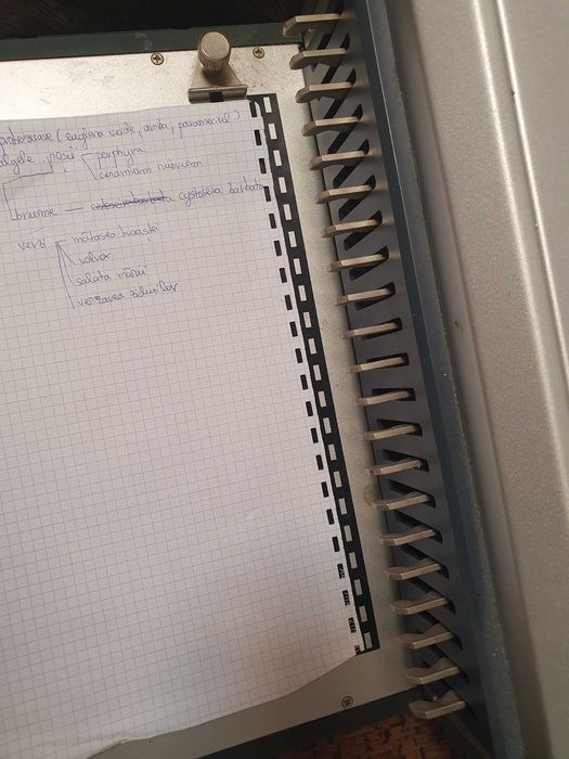 Aparat spiralat documente