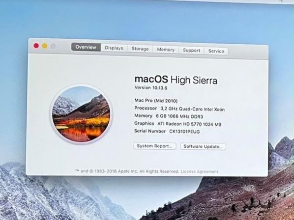 Schimb PC / Calculator Mac Pro Mid 2010 - Quad Xeon 3.2GHz / 6GB / ATI 5770 1GB - High Sierra
