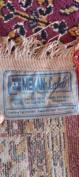 Луксозен турски вълнен килим Mekan-Laleli (165 \times 280 см) – Класически дизайн
