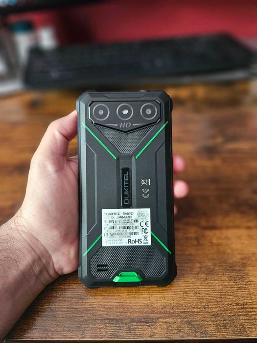 Oukitel G3 смартфон, 256GB памет, 16GB RAM (4GB + 12GB виртуална), 6300mAh батерия
