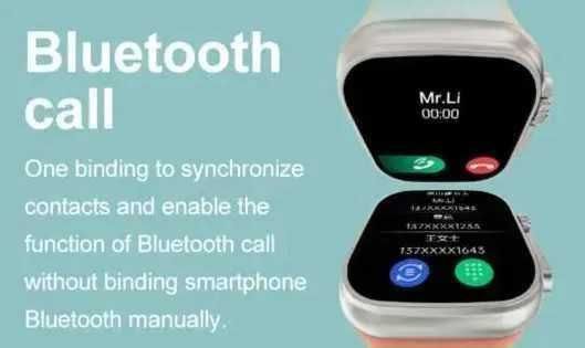 Cu bonus Smartwatch Watch8 Ultra,apel bluetooth,tensiune,spo2,etc.
