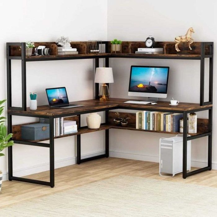 компьютерный стол в стиле лофт