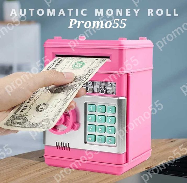 ПРОМО! Детска Музикална Касичка с Парола Светлини за Банкноти и Монети