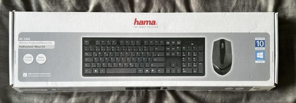 Hama комплект клавиатура и мишка