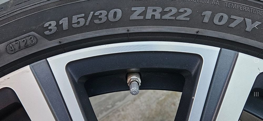Anvelope vara set 4 buc ptr BMW X5 G05 X6 G06 profil 7 mm  275 35 22 / 315 30 22 Kumho DOT 2023
