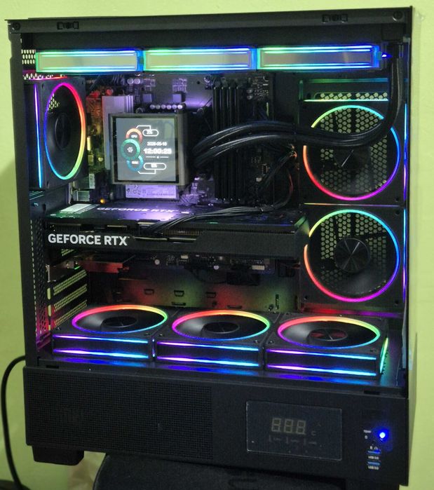 Pc Gaming i9-14900,64GB,NVMe 512GB+SSD 2TB,RTX 5060 Ti AIO, Wi-Fi RGB