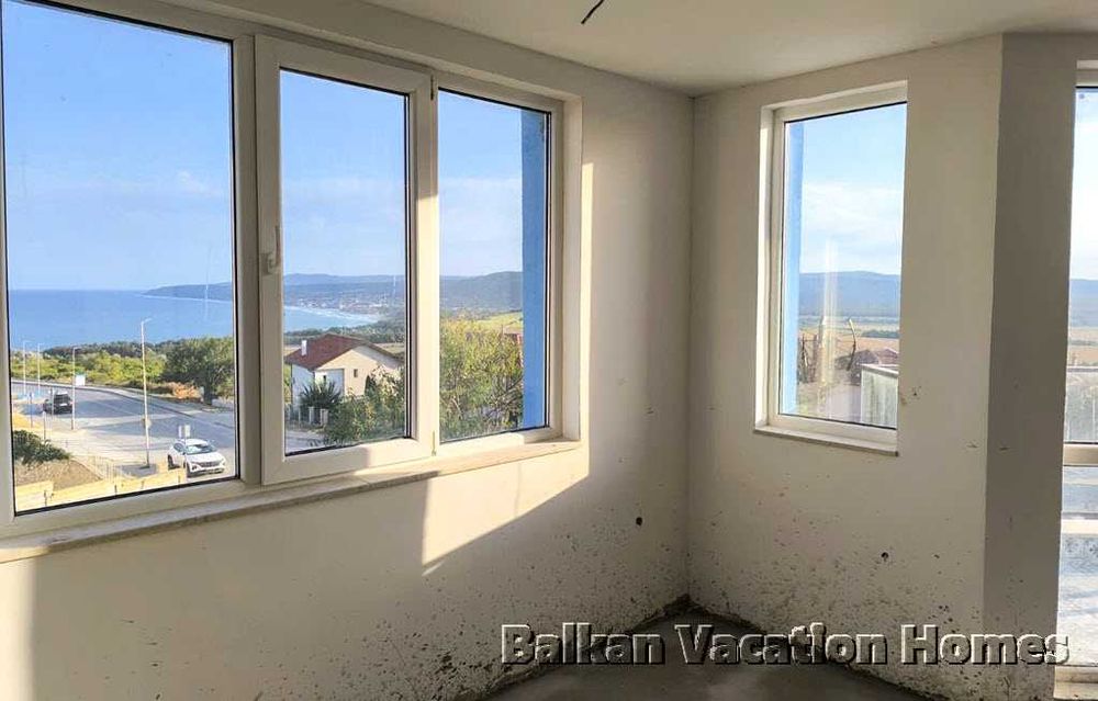 Двустаен апартамент в новопостроена сграда близо до плажа в Бяла