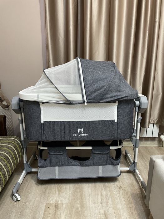 Кроватка приставная манеж