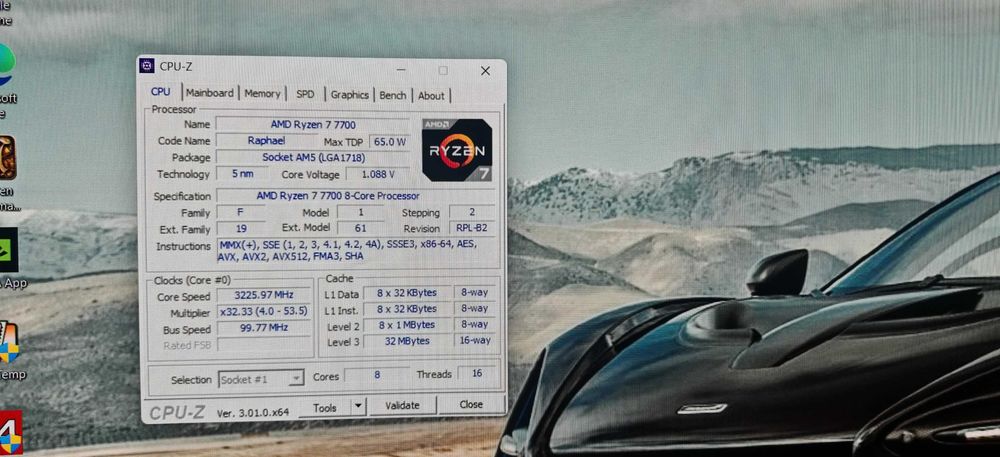 Комютър за Гейминг и Забавления Ryzen 7 7700/32Gb/1TB SSD nVme/Asus RТX 4060TI/WiFi & BT/Гаранция