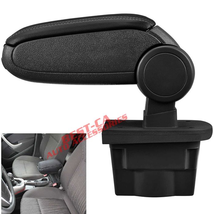 Cotiera auto dedicata piele negru pentru Opel Astra J 2009-2015