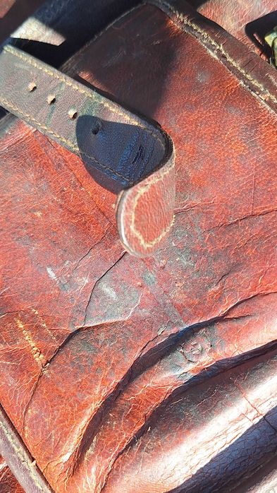 Раница от естествена кожа