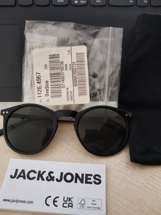 Стилни слънчеви очила JACK & JONES – Чисто нови!
​Продавам чисто нови