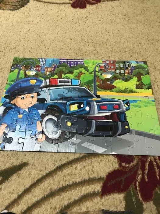 Puzzle politie copii