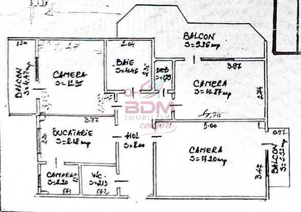 COMISION 0 I Apartament 3 camere | decomandat | 66 mp | zona centrala