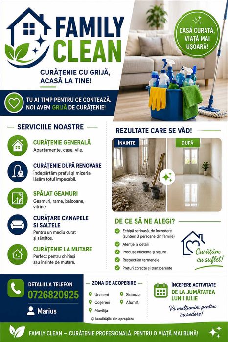 Curățenie la domiciliu