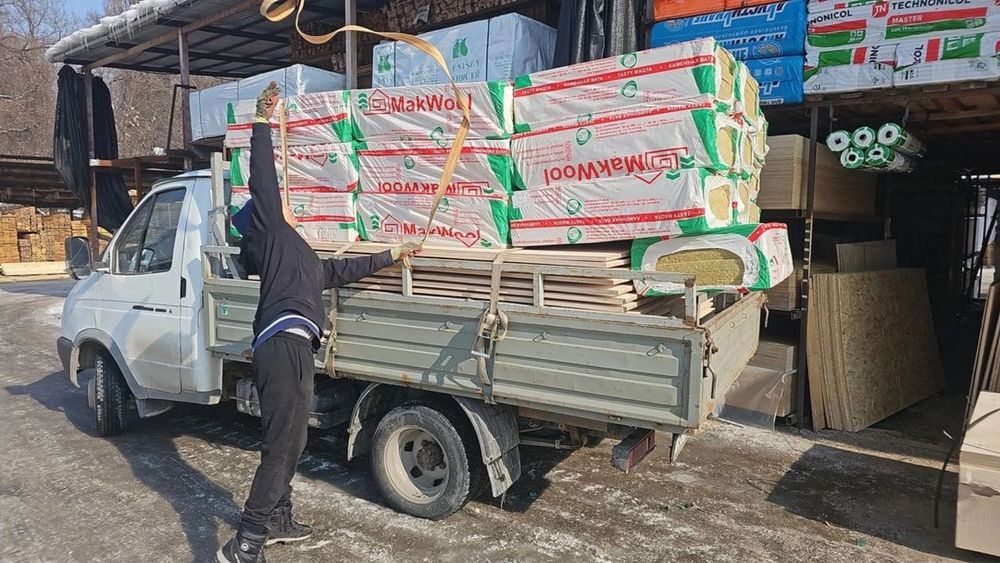 Фанера, ОСБ, утеплители — рынок «Үміт»