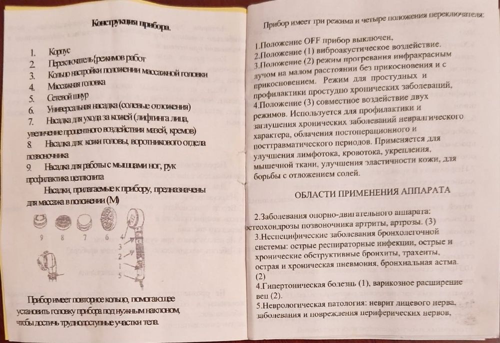 Продам массажер  VICONTE VC-500