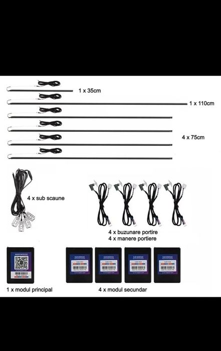 Vand kit lumini ambientale universal