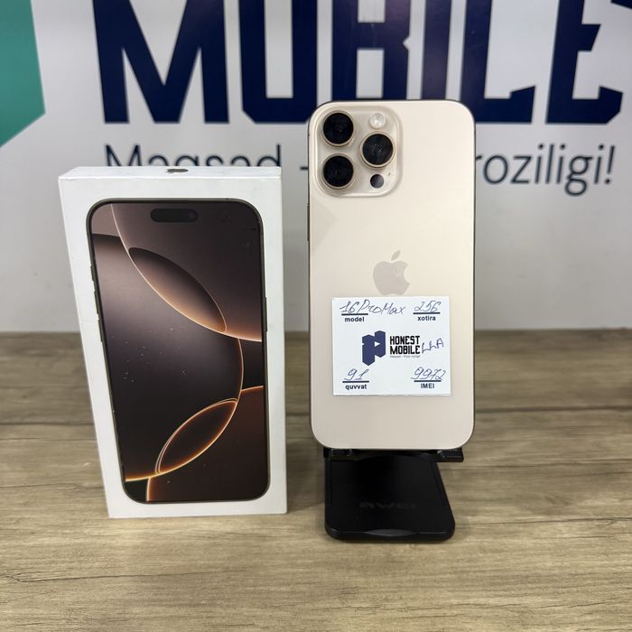iPhone 16 Pro Max desert esim NASIYA BOR