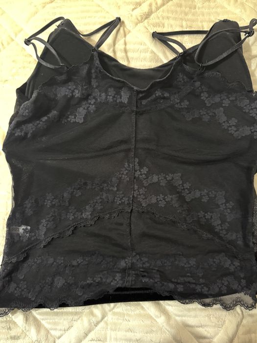 Черная майка/топ, XL.
