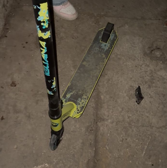 Алуминиева тротинетка за трикове