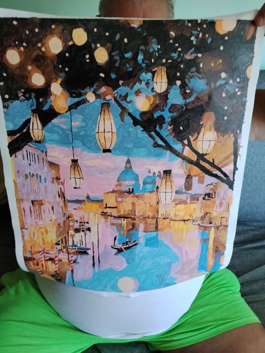 Vând tablouri pictura pe numere 40/50 cm