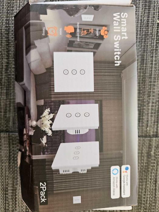 Doua Întrerupătoare UseeLink ZigBee pentru rulouri electrice, touch, Tuya Smart