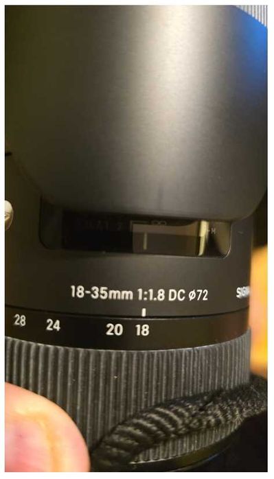 Obiectiv SIgma ART 18-35 ( produs nou ) 1.8f NIKON