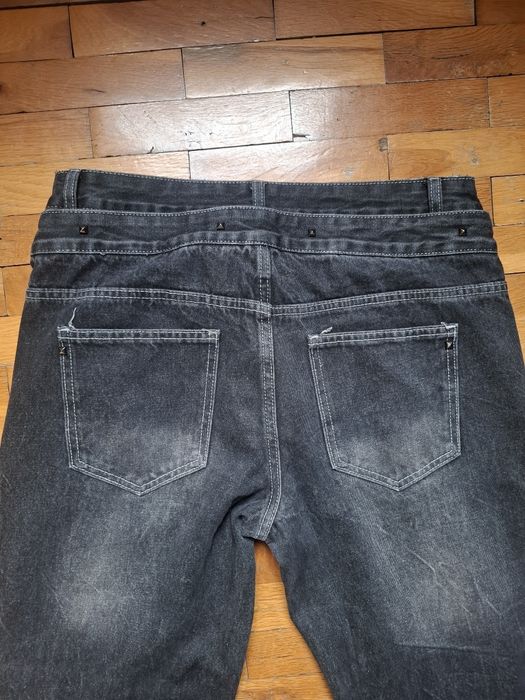 Double Waisted Black Jeans