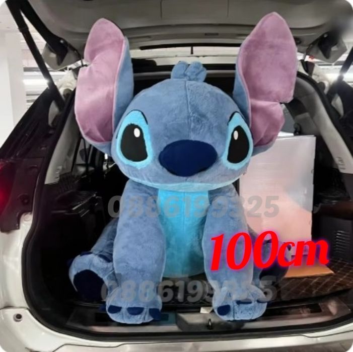Гигантски плюшен Стич, 100см Голяма плюшена играчка Стич 100cm