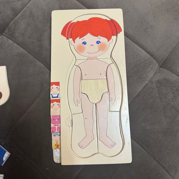 Puzzle din lemn, Corpul Uman 4 x 7 piese