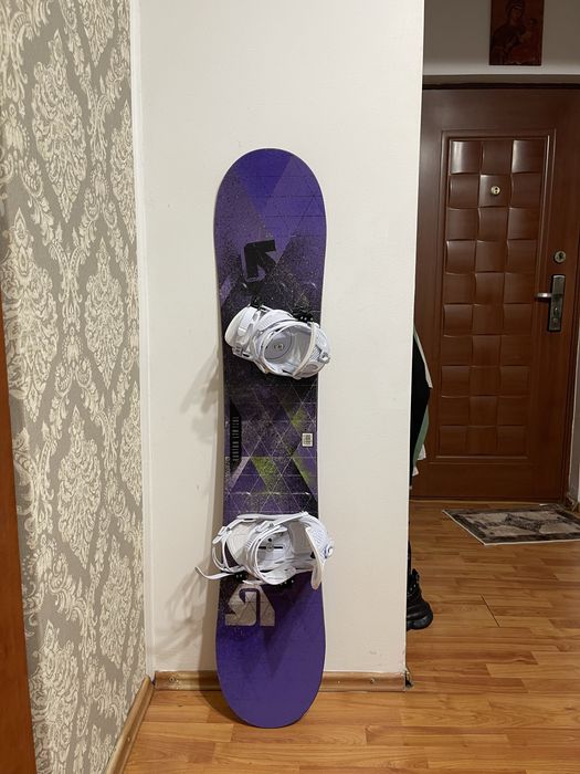 Placa snowboard 138 cm burton cu legaturi