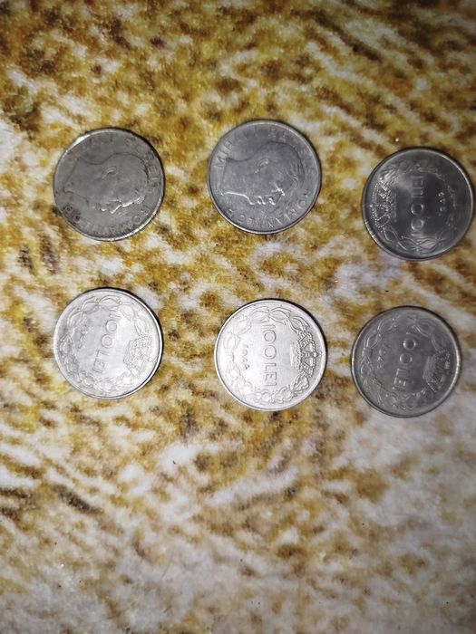 Monede 100 lei 1943 și 1944 Regele Mihai