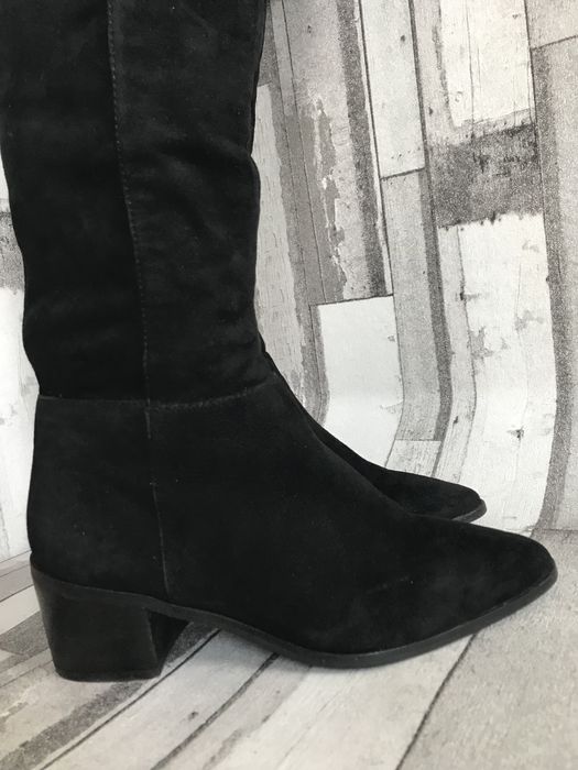 Дамски велурени ботиши чизми H&M