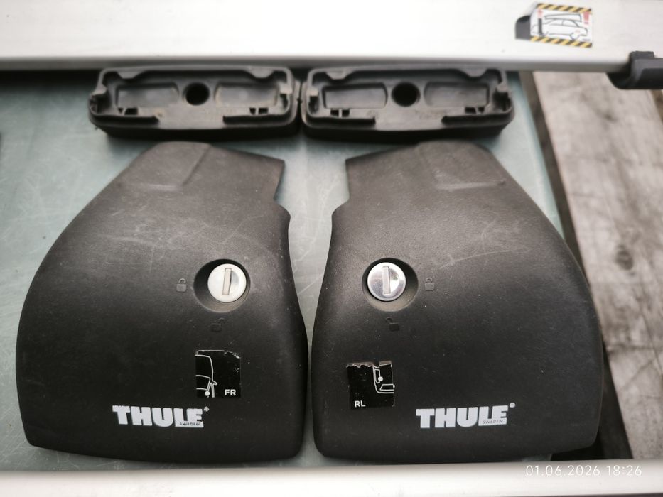 Bare transversale aluminiu in puncte fixe reglabile THULE Wingbar Edge Passat Audi Toyota Avensis