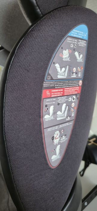 Столче за кола, въртящо се 360°, ISOFIX Lorelli Nebula Grey Crowns