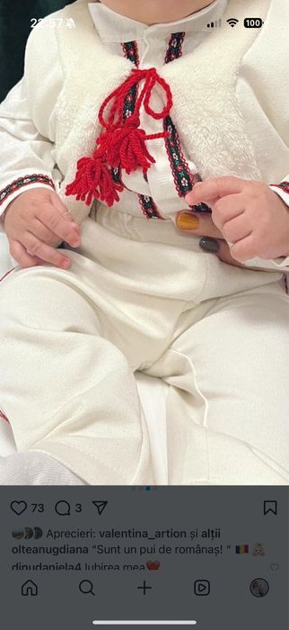 Costum popular anne bebe