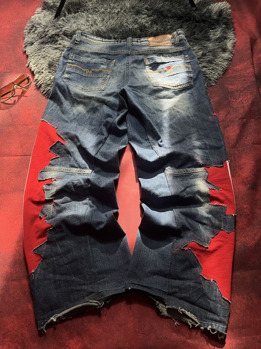 Custom dsquared2 & adidas jeans