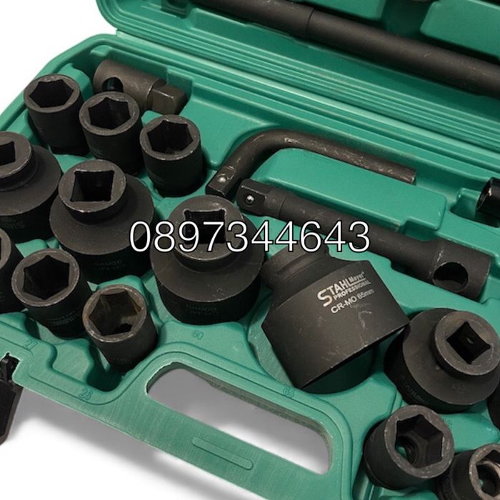 Камионджийско гедоре STAHLMAYER – 26 части, 3/4" & 1", 21–65 мм